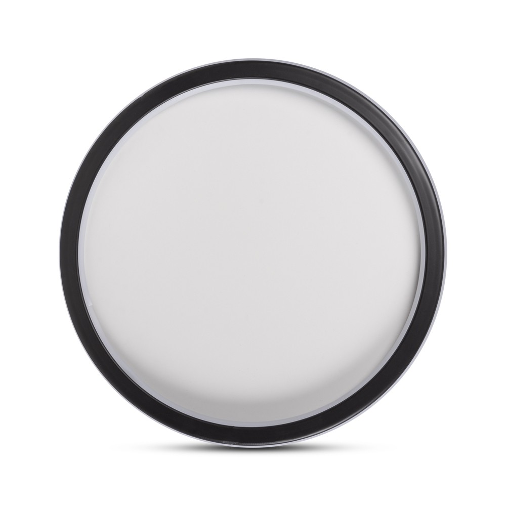 Plafoniera Mia 40W 3000-6000K 400x400x50mm, negru, Erste - imagine 2